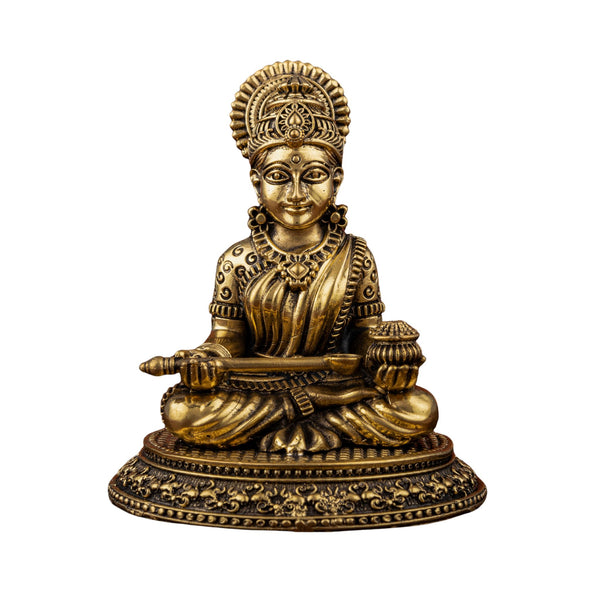 Brass Goddess Annapurna Idol