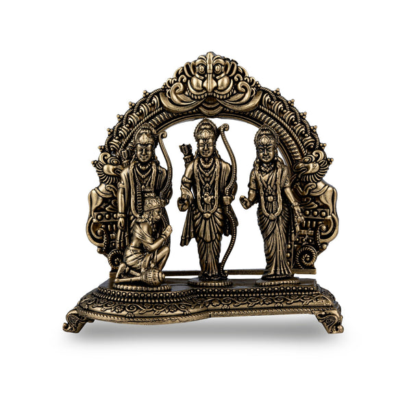 Brass Ram Darbar Idol Set – Lord Ram, Maa Sita & Lakshman